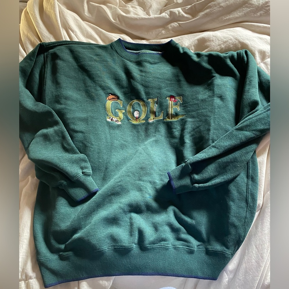 vintage golf crewneck